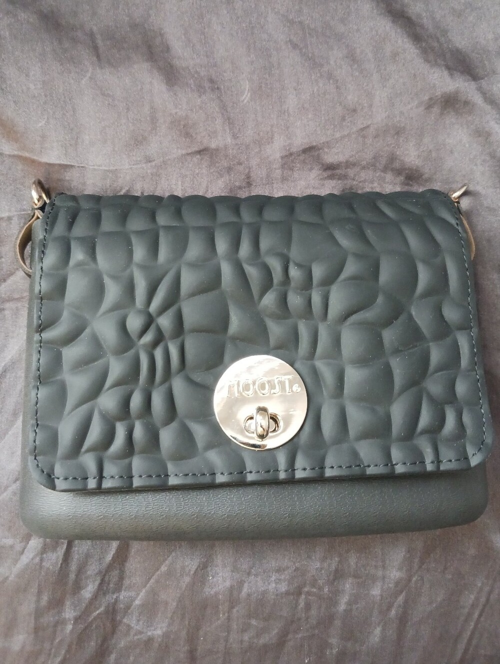 MOOST Modular Mini Purse , Sustainable Fashion Swap Flap Add Any Strap Black